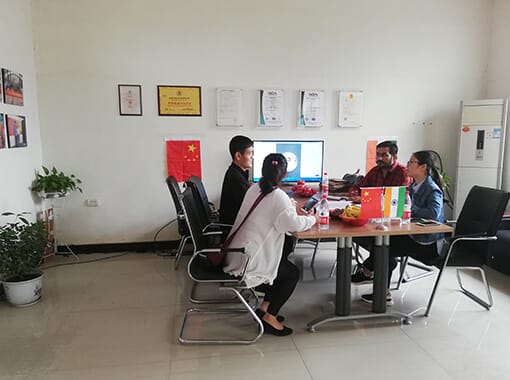 Customer visit — India