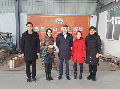 Overseas customer visit